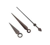 Saharuse 1set Sword-Shaped NH35 Watch Hands No Luminous Accessories for NH36 Movement Silver Blue Rose Gold Golden Needles(Gun Color)