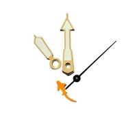 Saharuse 1set White Watch Hands Green Luminous Golden Edge Accessories with Turtle/Fish Second Hand for NH35/36/4R/7S Movement(Red Fish)