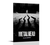 SAHDU I REWNRN Black Mirror Metalhead Posters Aesthetic Wall Art Decorative Painting Poster Decor Vintage Canvas for Living Room Bed Room 16x24inch(40x60cm) Frame-style
