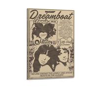 SAHDU I REWNRN Heart - Dreamboat Annie Posters Aesthetic Wall Art Decorative Painting Poster Decor Vintage Canvas for Living Room Bed Room 16x24inch(40x60cm) Frame-style