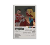 SAHDU I REWNRN INVINCIBLE Posters Aesthetic Wall Art Decorative Painting Poster Decor Vintage Canvas for Living Room Bed Room 12x18inch(30x45cm) Unframe-style