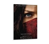 SAHDU I REWNRN MORTAL ENGINES Posters Aesthetic Wall Art Decorative Painting Poster Decor Vintage Canvas for Living Room Bed Room 24x36inch(60x90cm) Frame-style