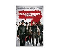 SAHDU I REWNRN The Magnificent Seven Posters Aesthetic Wall Art Decorative Painting Poster Decor Vintage Canvas for Living Room Bed Room 08x12inch(20x30cm) Unframe-style