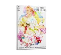 SAHDU I REWNRN The Place Beyond The Pines Posters Aesthetic Wall Art Decorative Painting Poster Decor Vintage Canvas for Living Room Bed Room 16x24inch(40x60cm) Frame-style