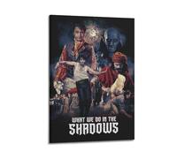 SAHDU I REWNRN What We Do in The Shadows Posters Aesthetic Wall Art Decorative Painting Poster Decor Vintage Canvas for Living Room Bed Room 20x30inch(50x75cm) Frame-style