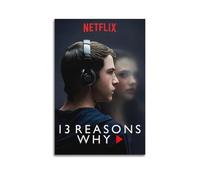 SAHEAWEBWBAE 13 REASONS WHY Posters Aesthetic Wall Art Canvas Vintage Poster Decorative Painting Living Room Bed Room Decor16x24inch(40x60cm) Unframe-style-40