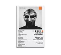 SAHEAWEBWBAE Madvillain Album Madvillainy Posters Aesthetic Wall Art Canvas Vintage Poster Decorative Painting Living Room Bed Room Decor12x18inch(30x45cm) Unframe-style