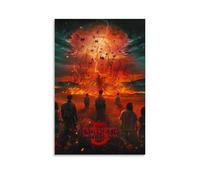 SAHEAWEBWBAE Stranger Things Posters Aesthetic Wall Art Canvas Vintage Poster Decorative Painting Living Room Bed Room Decor 12x18inch(30x45cm) Unframe-style