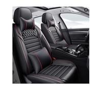 SAHFEE Car Seat Covers Universal Set for Honda HR-V/HR-V/HR-V/HR-V Sport/HR-V e:HEV/Insight (ZE1)/Insight (ZE2)/Insight Car Accessories, Black/Red Line Deluxe