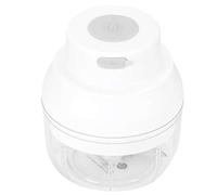 Sahgsa 100ML USB Vegetable Cutter Mini Garlic Crusher Chopper Electric Garlic Masher Cooking Accessories (White)