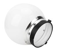 Sahgsa 15cm White Soft Light Ball for Bowens Mount, Professional Translucent Flash Lampshade for Portrait, Wedding Studio, Alloy + Plastic, 1PC