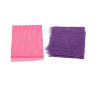 Sahgsa 2 Pcs African Exfoliating Bath Nets - Nylon Mesh for Deep Cleansing & Dead Skin Removal, Quick Drying