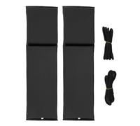 Sahgsa 2PCS 24x6.5in Boat Bumpers - Anti Impact Vertical Marine Dock Bumper Guards with Elastic Rope for Jet Skis & Flat Boats