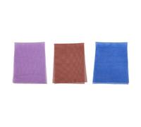 Sahgsa 3 Pcs African Exfoliating Net for Deep Cleansing - Fast Drying & Machine Washable Body Scrubber for Spa Like Bath Experience