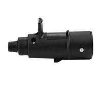 Sahgsa 7 Pin Trailer Plug Adapter Durable N Type Towing Connector for Caravan Truck - Brass Pins for European Vehicles