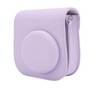 Sahgsa Camera Protective PU Leather Case for Mini12 Mini11 with Shoulder Strap Classic Design for Easy Carrying (Purple)
