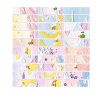Sahgsa Cartoon Theme Paper Bookmarks Fashionable Texture for Reading Tracking for Scrapbook Summary (Planet Theme)