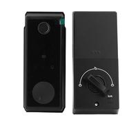 Sahgsa Digital Fingerprint Deadbolt Lock for Bedroom Front Door, Advanced Recognition Smart Lock for Keyless Entry, Suitable for Bedroom Front Door