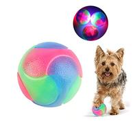 Sahgsa Dog ball, jumping ball flashing dog toy chew toy dog dancing ball gift new friendly toys for dogs