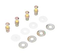 Sahgsa Durable Door Lock Bolt Repair Kit 4 Pieces with Split Pin Ideal for CORRADO 1989-1995, Replacement of ABS Metal