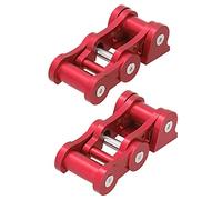 Sahgsa Durable Engine Hood Latch Kit for JK 2 Door Unlimited 4 Door 2007-2017 Heavy Duty Locking for Off-Road Enthusiasts Aluminum Alloy (Red)