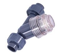 Sahgsa Efficient Advanced Y Structure Filter for Chemical Aquarium Water Treatment PVC Sediment Y Filter for Aquarium