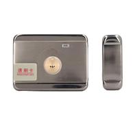 Sahgsa Electronic Intelligent Deadbolt Door Lock Anti-Theft with ID Card for Home Office Stainless Steel Access Control System