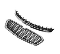 Sahgsa Front Upper Lower Center Grille Scratch Proof Chrome Mesh for Malibu, Durable Protective Ventilation Grille for LS, LT, High Strength ABS Material