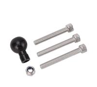 Sahgsa Motorcycle Handlebar Clamp Base, Fits for B-367U Bracket System, Compatible with Any Motorcycle M8 Threaded, 304 Stainless Steel + Aluminum Alloy