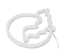 Sahgsa Neon Signs Moon and Bat LED Neon Lights USB Battery Operated Wall Bedroom Bar Halloween Party Decoration
