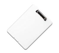 Sahgsa Plastic Durable Space Saving Paper Clamp/Holder Board for Test Papers Documents Fit for Students and Teachers, 13.19 X 9.45 X 0.98in (Transparent White)