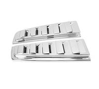 Sahgsa Precise Car Tail Light Trim Frame Protective Electroplating Rust Proof for H2 2003-2009 Applicable for Rear Upper Tailgate Vent Panel ABS 2PCS