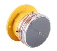 Sahgsa Precise Solar Powered IP68 LED Beacon Light for Marine Dock Safety 360° Lighting, Suitable for Boats, Ships, and Barges