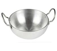 Sahishnu Online and Marketing Indian Kadai,Frying Pan,Aluminum Indian Kadai, Aluminum Kadai Size No. 13