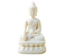 Sahishnu Online And Marketing Polyresin Gautam Buddha Statue (White)