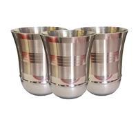 Sahishnu Online & Marketing Stainless Steel Glasses,Multi-Purpose Steel Glasses, Water Drinking Glasses, Stainless Steel Tumblers Set of 3