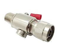 Sahkgye Coaxial N Type Arrester 0 6 GHz (N Male Female) 50 Ohm, Protects 3G, 4G, LTE, GPS, 2.4GHz/5GHz Wi-Fi, 900MHz