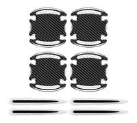 SAHODIYI 8Pcs Car Door Handle Scratch Protectors, Car Door Handle Safety Reflective Strips for VW Transporter T5 Bj. 2003-2012, Anti-Scratches Guard Film Sticker,White