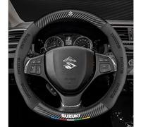 SAHODIYI Car Steering Wheel Cover Leather for Suzuki Vitara 2015-2022 2023, Car Steering Wheel Protector Anti-slip Breathable, Interior Accessories,A