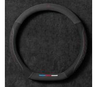 SAHODIYI Car Steering Wheel Cover Leather for VW Crafter II (Bj. ab 2016), Car Steering Wheel Protector Anti-slip Breathable, Interior Accessories,D