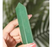 SAHOOTTIE Green Aventurine Crystal Point Crystal Wand Green Aventurine Tower Gemstone Green Aventurine Stone Crystals and Gemstones Healing Crystals Point 1 Piece