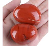 Sahoottie Red Jasper 1.6-1.8" Polished Gemstone Crystal Stone for Crystal Lovers Beginners Collectors 1pc
