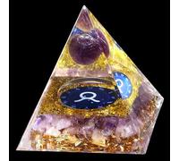 Sahoottie Taurus Crystal Pyramid Healing Crystals Tower Ogan Chakra Energy Tower Orgonite Pyramid Crystal Taurus Gifts for Birthday Christmas Spiritual Gifts for Women Men