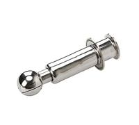 SAHUL 1.5inch Tri Clamp Inlet Welded in 2inch 2.5inch 3inch Tri Clamp Cap Rotating for CIP Spray Ball SS304 Joyous (Size : 1.5inch x 2inch)