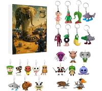 Sahur Advent Calendar - 24-Day Figure Countdown Calendar, Holiday Decoration & Gift, Collectible Toy Set for Kids & Families, Ramadan & Eid Celebration (D)