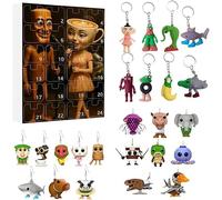 Sahur Advent Calendar - 24-Day Figure Countdown Calendar, Holiday Decoration & Gift, Collectible Toy Set for Kids & Families, Ramadan & Eid Celebration (B)