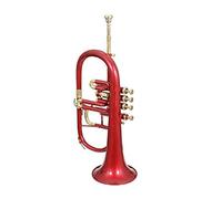Sai Musical India F 25 Flugel Horn Bb 4 Valve Red