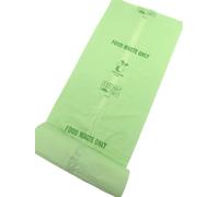 SAI-PAC 10 Litre 20 bags X5 Rolls 100% Biodegradable Kitchen food waste/Trash/Rubbish Bags,degradable,Garbage/compostable bags/Household Caddy/bin Liners certified EN 13432 Pack of 5 Rolls