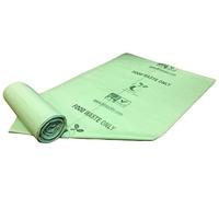 SAI-PAC 60L Compostable Caddy Liners, 10 Bags x 4 Rolls (40 Count), EN 13432 Certified, Leak-Proof, Tear-Resistant Bin Liners for Kitchen Food Scrap, Garden & Office Waste