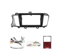 SAIBOL Center Console Radio Fascia Frame 9 Inch 2 Din For Kia For Cadenza K7 2009-2017 Car DVD Frame Audio Dash Trim Kits Facia Panel Radio Player Screen(FrameA Cable2 Canbus)